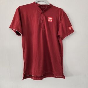 Uniqlo Red Short Sleeve Tee Casual Essential